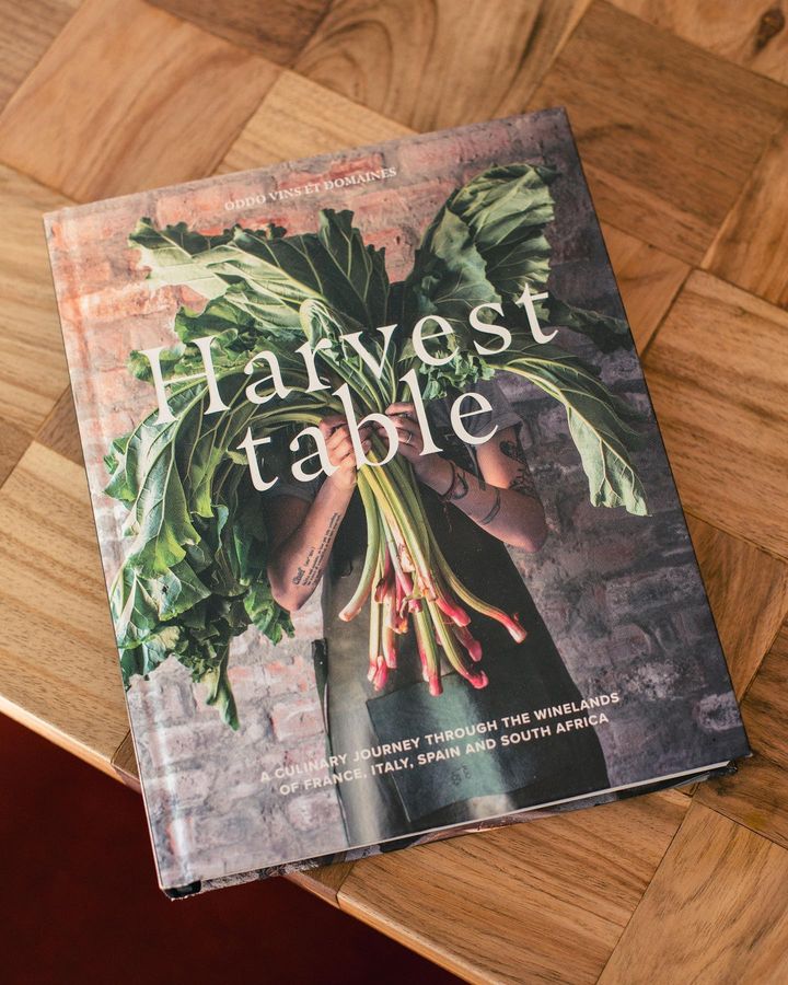 Harvest Table recipe book
 from Pink Valley Wines restaurant